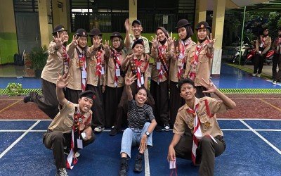 Pelantikan Pramuka Garuda MTsN 1 Jakarta Selatan