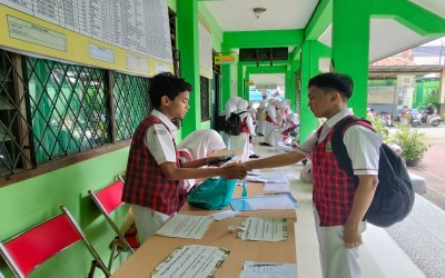 Pengumpulan Zakat, Infak, dan Sedekah di MTsN 1 Jakarta