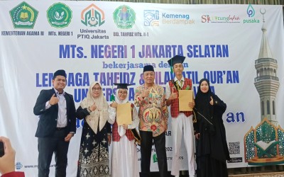 Wisuda Tahfidz MTsN 1 Jakarta Selatan Yang ke-6 2026